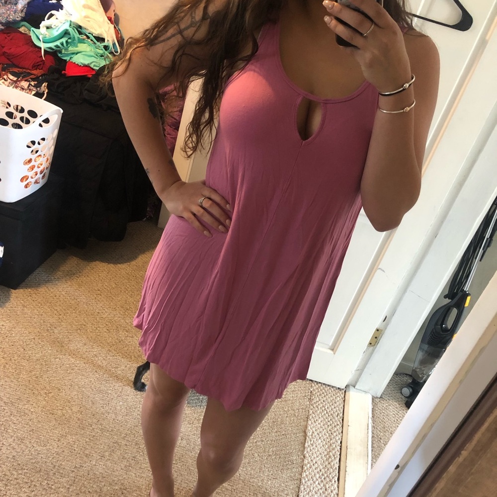 Comfy pink dress